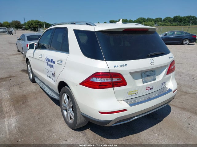 Продажа на аукционе авто 2012 Mercedes-benz Ml 350 4matic, vin: 4JGDA5HBXCA012913, номер лота: 45747949