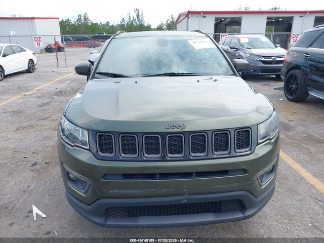 45748109 :رقم المزاد ، 3C4NJCEB6MT538340 vin ، 2021 Jeep Compass 80th Anniversary Fwd مزاد بيع