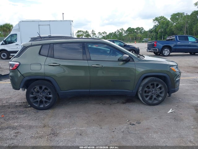 45748109 :رقم المزاد ، 3C4NJCEB6MT538340 vin ، 2021 Jeep Compass 80th Anniversary Fwd مزاد بيع