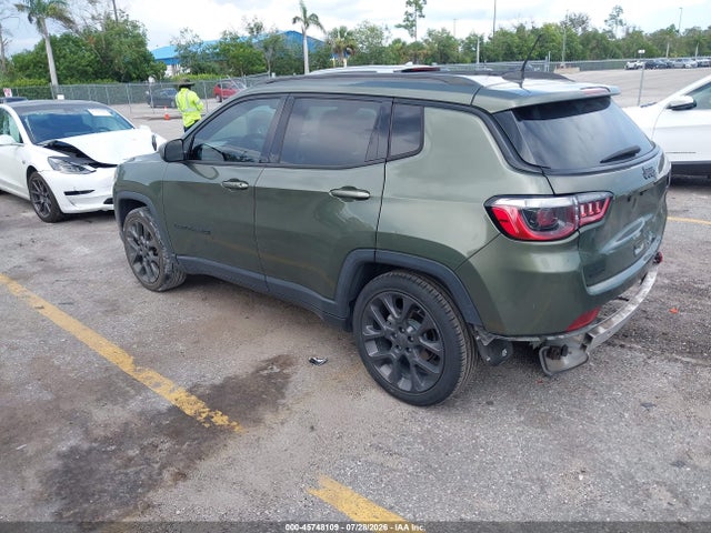 45748109 :رقم المزاد ، 3C4NJCEB6MT538340 vin ، 2021 Jeep Compass 80th Anniversary Fwd مزاد بيع