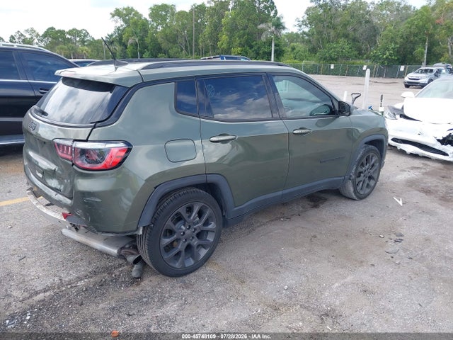 45748109 :رقم المزاد ، 3C4NJCEB6MT538340 vin ، 2021 Jeep Compass 80th Anniversary Fwd مزاد بيع