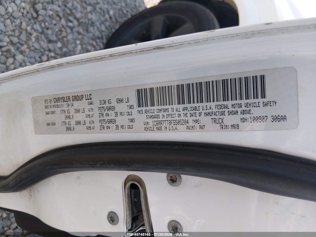 45748165 :رقم المزاد ، 1C6RR7TT8FS505204 vin ، 2015 Ram 1500 Outdoorsman مزاد بيع