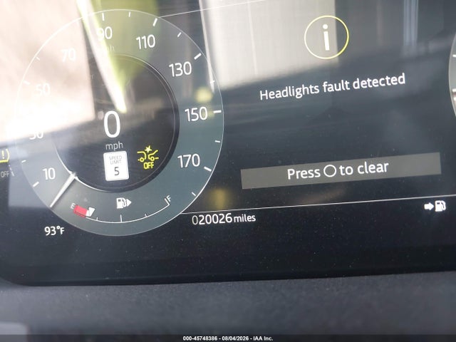 45748386 :رقم المزاد ، SALZL2FX5RH250100 vin ، 2024 Land Rover Range Rover Evoque Dynamic Se مزاد بيع