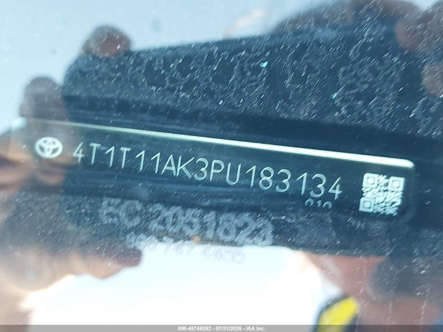 Auction sale of the 2023 Toyota Camry Se, vin: 4T1T11AK3PU183134, lot number: 45748392