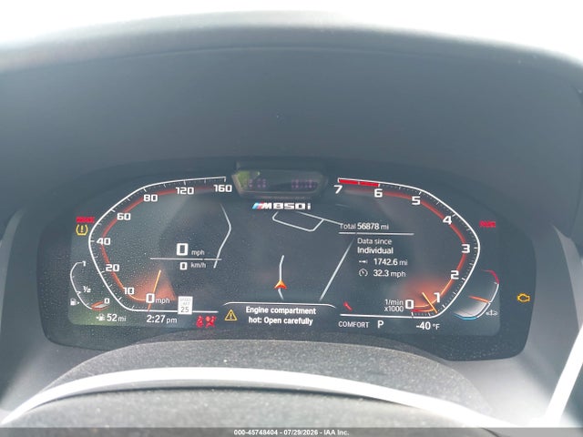 2021 Bmw M850i Xdrive მანქანა იყიდება აუქციონზე, vin: WBABC4C00MCF01946, აუქციონის ნომერი: 45748404