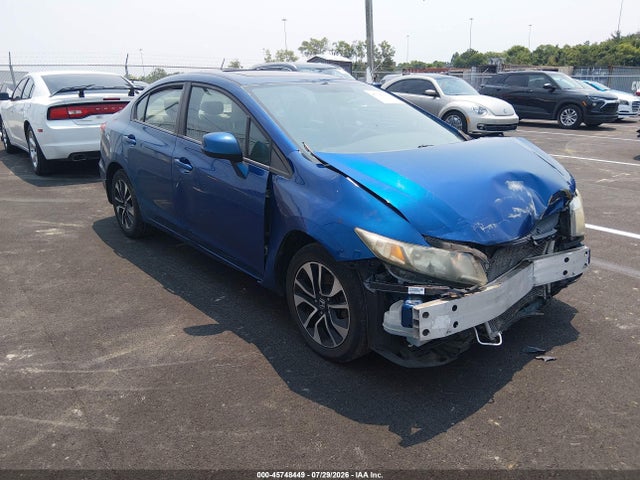 2013 Honda Civic Ex მანქანა იყიდება აუქციონზე, vin: 19XFB2F81DE051615, აუქციონის ნომერი: 45748449