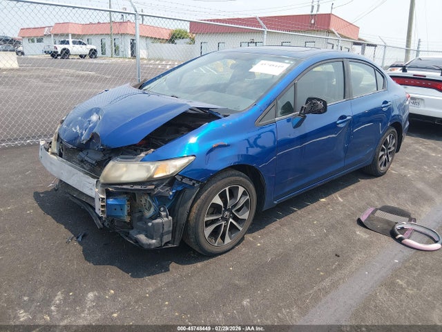 45748449 :رقم المزاد ، 19XFB2F81DE051615 vin ، 2013 Honda Civic Ex مزاد بيع