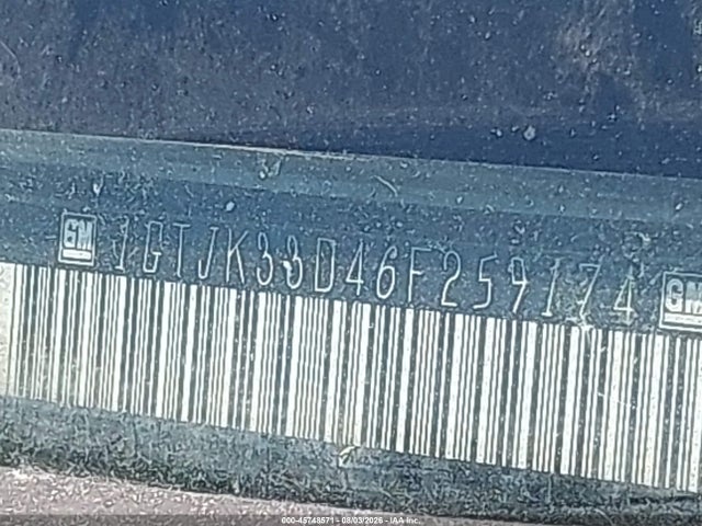 Aukcja sprzedaży 2006 Gmc Sierra 3500 Slt, vin: 1GTJK33D46F259174, numer aukcji: 45748571