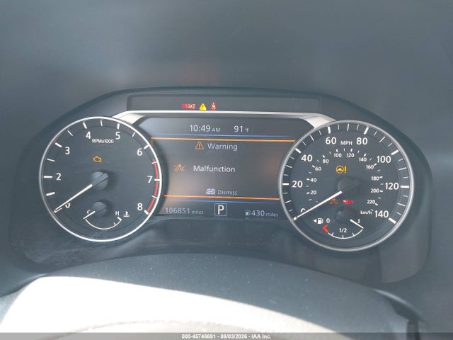 45748691 :رقم المزاد ، 1N4BL4BV3LC180583 vin ، 2020 Nissan Altima S Fwd مزاد بيع
