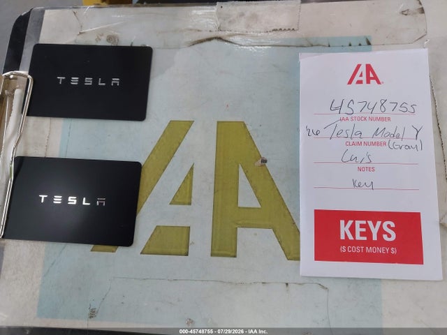 45748755 :رقم المزاد ، 7SAYGDEEXTA380416 vin ، 2026 Tesla Model Y All-wheel Drive/long Range Launch Series/premium All-wheel Drive مزاد بيع