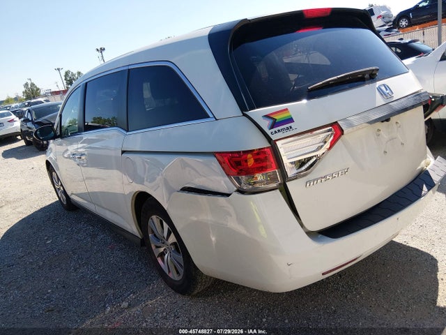 45748827 :رقم المزاد ، 5FNRL5H63FB102102 vin ، 2015 Honda Odyssey Ex-l مزاد بيع