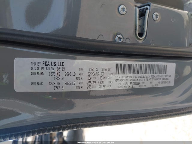 Продажа на аукционе авто 2020 Jeep Cherokee Latitude Plus Fwd, vin: 1C4PJLLB7LD535964, номер лота: 45749148