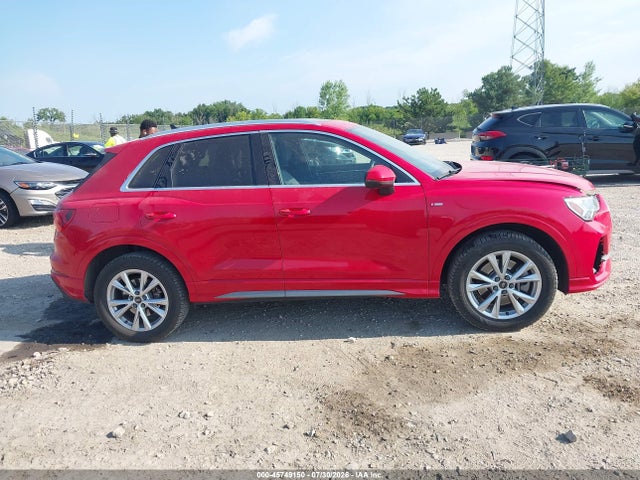 Продажа на аукционе авто 2023 Audi Q3 Premium 45 Tfsi S Line Quattro Tiptronic, vin: WA1DECF31P1093535, номер лота: 45749150