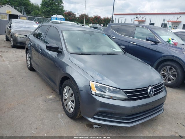 2015 Volkswagen Jetta 2.0l S მანქანა იყიდება აუქციონზე, vin: 3VW2K7AJXFM255230, აუქციონის ნომერი: 45749205