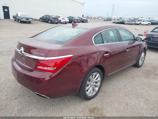 Продаж на аукціоні авто 2016 Buick Lacrosse Leather, vin: 1G4GB5G38GF147546, номер лоту: 45749218