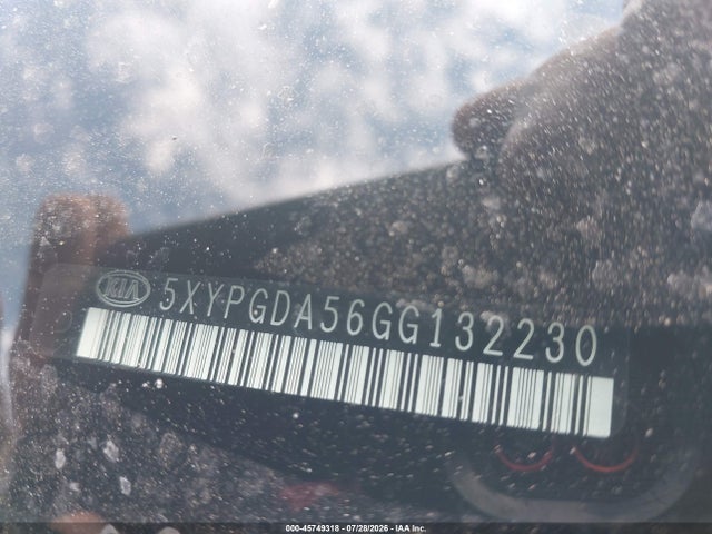 KIA Sorento 3.3l Lx 2016 5XYPGDA56GG132230 Image 9