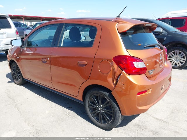 Продажа на аукционе авто 2019 Mitsubishi Mirage Le, vin: ML32A5HJ3KH002509, номер лота: 45749352