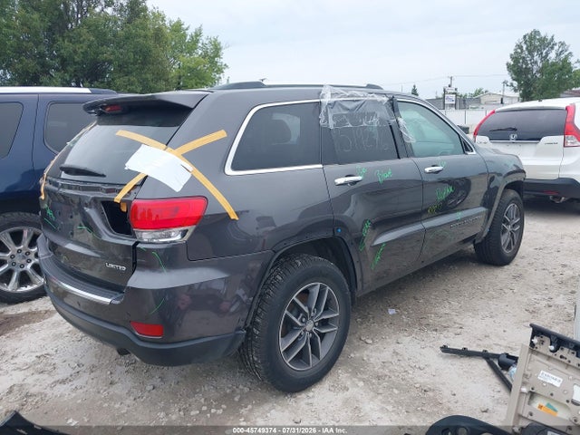2018 Jeep Grand Cherokee Limited 4x2 მანქანა იყიდება აუქციონზე, vin: 1C4RJEBG0JC230097, აუქციონის ნომერი: 45749374