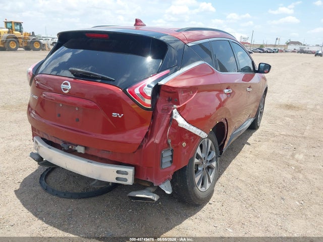 2017 Nissan Murano Sv მანქანა იყიდება აუქციონზე, vin: 5N1AZ2MG7HN129814, აუქციონის ნომერი: 45749475