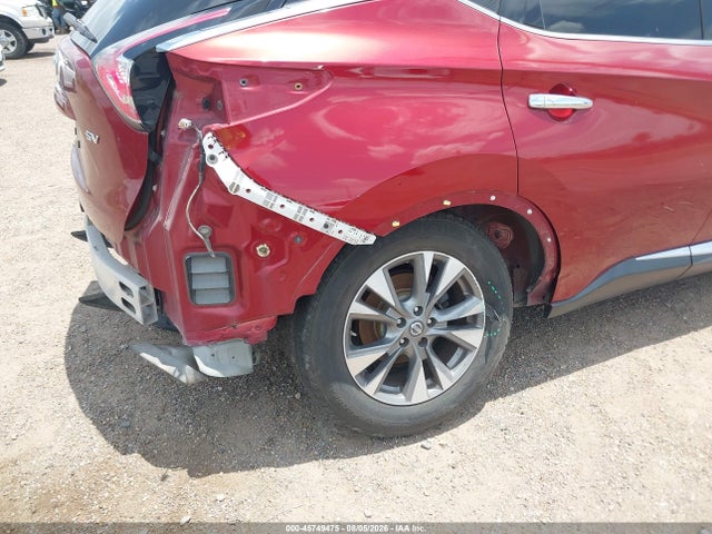 2017 Nissan Murano Sv მანქანა იყიდება აუქციონზე, vin: 5N1AZ2MG7HN129814, აუქციონის ნომერი: 45749475