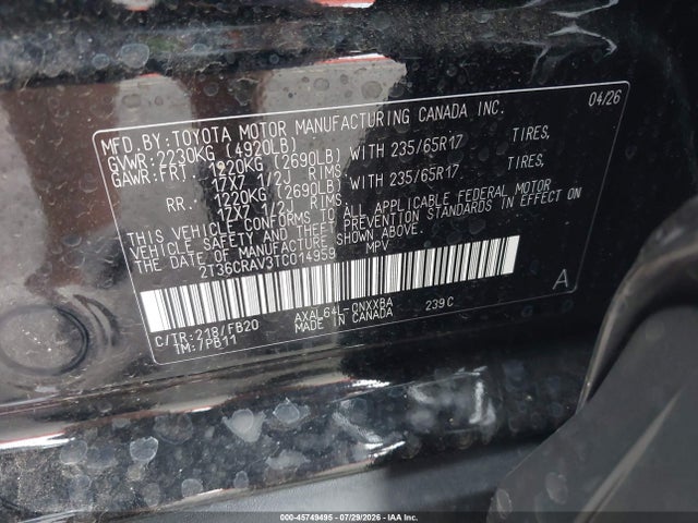 Toyota RAV4 LE 2026 2T36CRAV3TC014959 Image 9