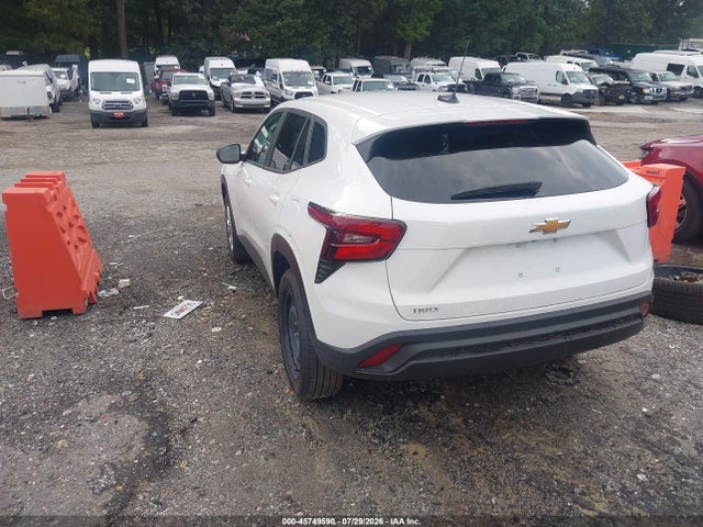 Продажа на аукционе авто 2026 Chevrolet Trax Fwd Ls, vin: KL77LFEP3TC035596, номер лота: 45749590