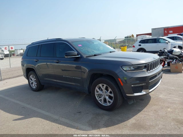 Aukcja sprzedaży 2021 Jeep Grand Cherokee L Limited 4x4, vin: 1C4RJKBG2M8144098, numer aukcji: 45749606