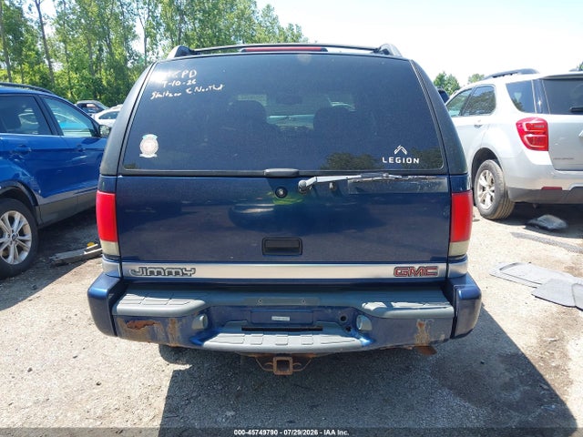 45749790 :رقم المزاد ، 1GKDT13W8W2545475 vin ، 1998 Gmc Jimmy Slt مزاد بيع