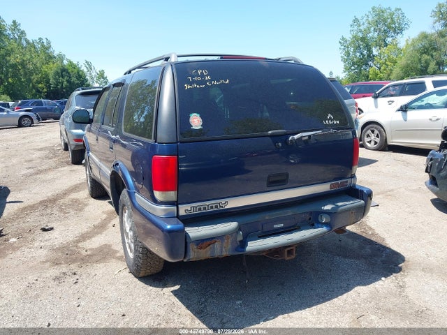 45749790 :رقم المزاد ، 1GKDT13W8W2545475 vin ، 1998 Gmc Jimmy Slt مزاد بيع