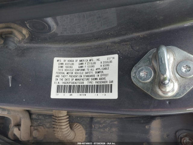 Aukcja sprzedaży 2014 Honda Accord Sport, vin: 1HGCR2F58EA275586, numer aukcji: 45749922