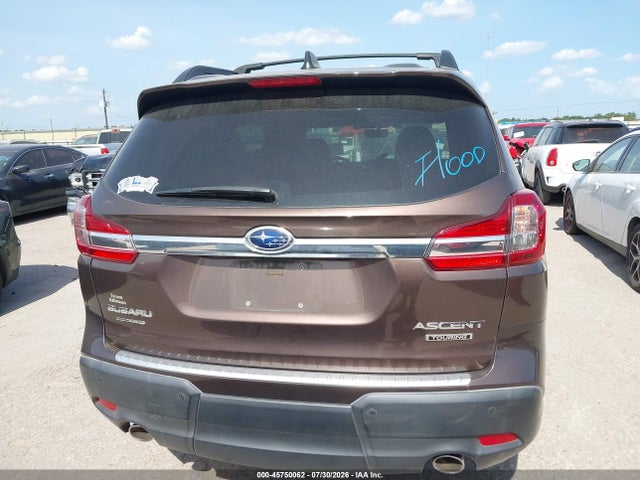 2020 Subaru Ascent Touring მანქანა იყიდება აუქციონზე, vin: 4S4WMARDXL3422219, აუქციონის ნომერი: 45750062
