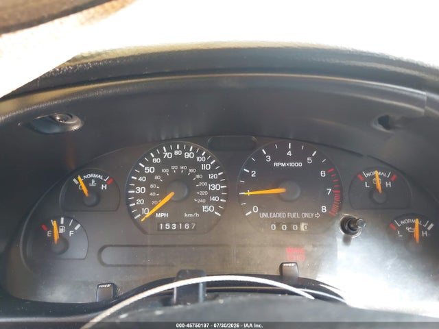 Aukcja sprzedaży 1998 Ford Mustang Gt, vin: 1FAFP42X2WF221215, numer aukcji: 45750197