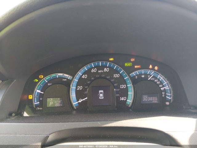 2012 Toyota Camry Hybrid Xle მანქანა იყიდება აუქციონზე, vin: 4T1BD1FK4CU058231, აუქციონის ნომერი: 45750301