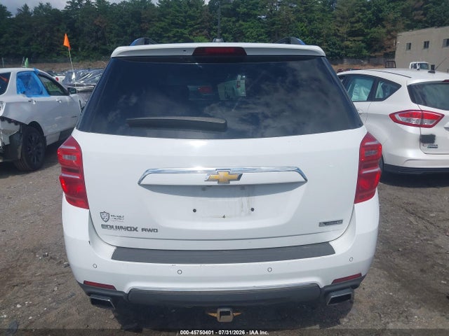 45750401 :رقم المزاد ، 2GNFLGE30H6281594 vin ، 2017 Chevrolet Equinox Premier مزاد بيع