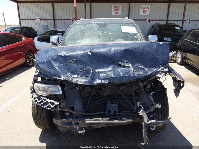 45750520 :رقم المزاد ، 1C4RJECGXGC472998 vin ، 2016 Jeep Grand Cherokee Overland مزاد بيع