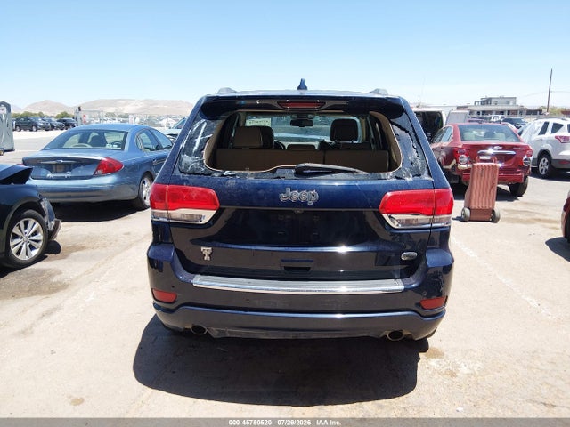 45750520 :رقم المزاد ، 1C4RJECGXGC472998 vin ، 2016 Jeep Grand Cherokee Overland مزاد بيع