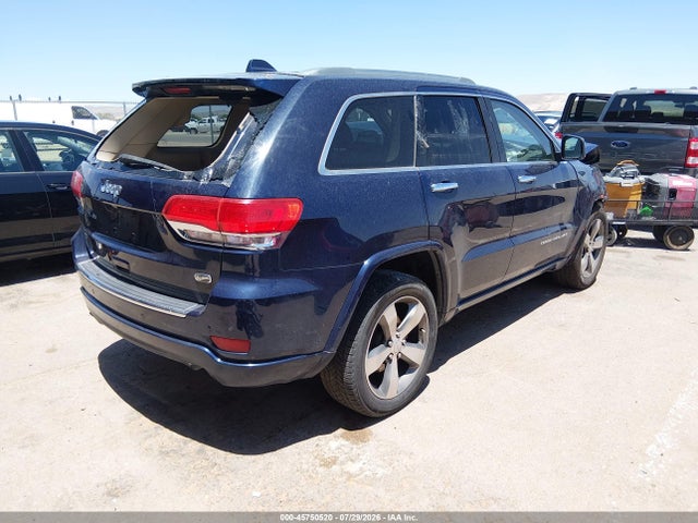 45750520 :رقم المزاد ، 1C4RJECGXGC472998 vin ، 2016 Jeep Grand Cherokee Overland مزاد بيع