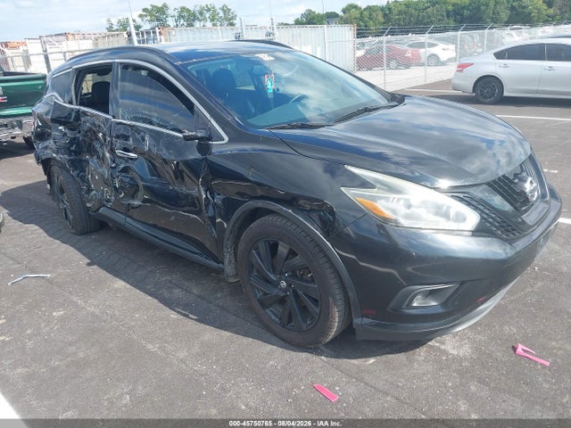 45750765 :رقم المزاد ، 5N1AZ2MH3JN134135 vin ، 2018 Nissan Murano Sl مزاد بيع