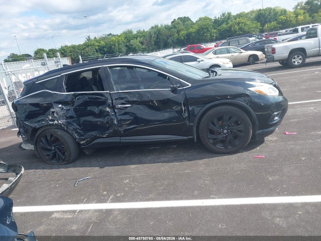 45750765 :رقم المزاد ، 5N1AZ2MH3JN134135 vin ، 2018 Nissan Murano Sl مزاد بيع