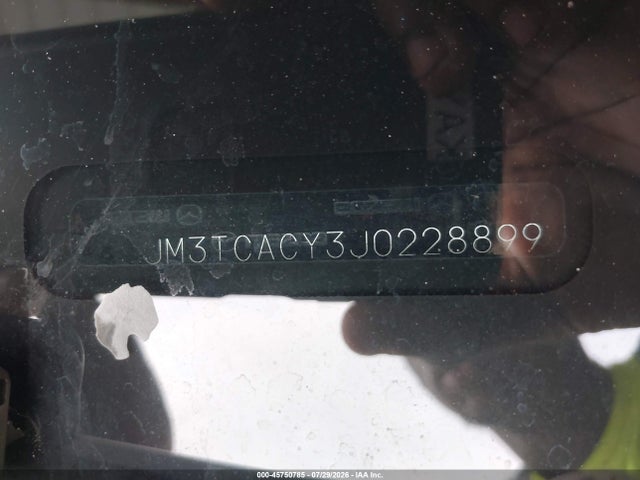 2018 Mazda Cx-9 Touring მანქანა იყიდება აუქციონზე, vin: JM3TCACY3J0228899, აუქციონის ნომერი: 45750785