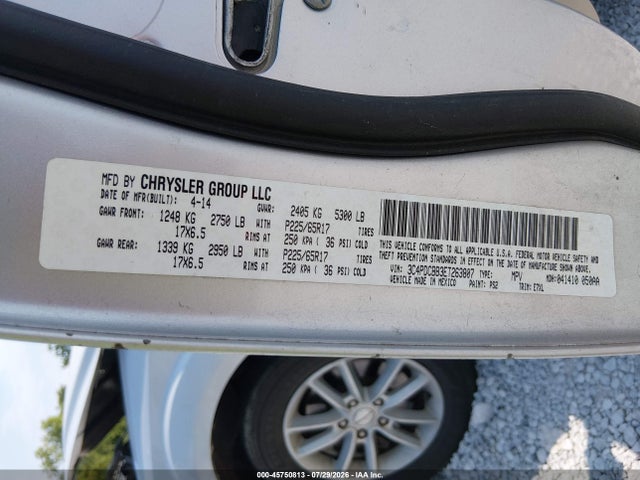 Aukcja sprzedaży 2014 Dodge Journey Sxt, vin: 3C4PDCBB3ET263807, numer aukcji: 45750813