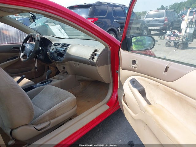 2001 Honda Civic Lx მანქანა იყიდება აუქციონზე, vin: 1HGEM22541L056779, აუქციონის ნომერი: 45750972