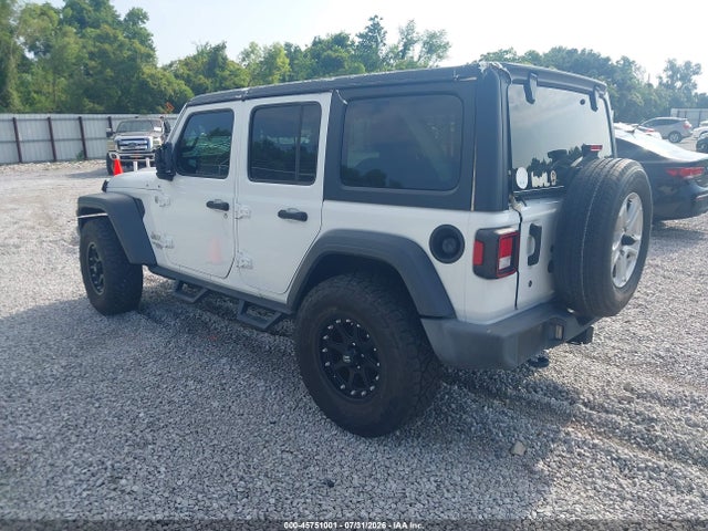 2018 Jeep Wrangler Unlimited Sport S 4x4 მანქანა იყიდება აუქციონზე, vin: 1C4HJXDG2JW105783, აუქციონის ნომერი: 45751001