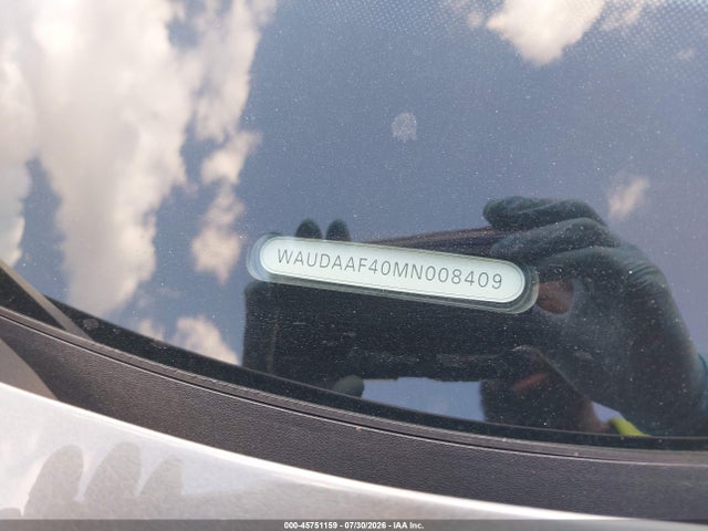 Продаж на аукціоні авто 2021 Audi A4 Premium 45 Tfsi S Line Quattro S Tronic, vin: WAUDAAF40MN008409, номер лоту: 45751159