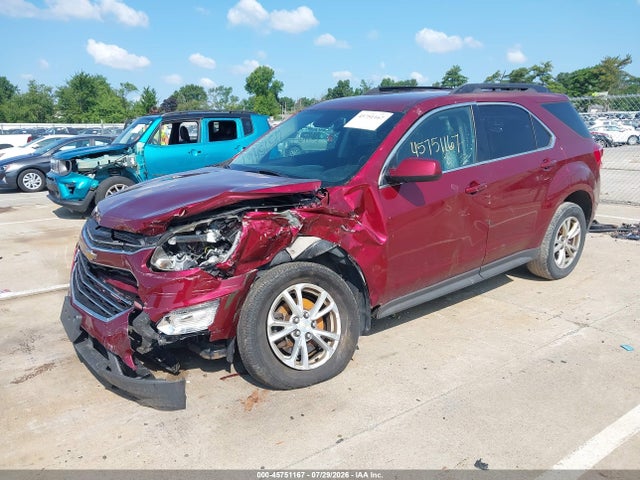 Aukcja sprzedaży 2016 Chevrolet Equinox Lt, vin: 2GNALCEK7G1144044, numer aukcji: 45751167