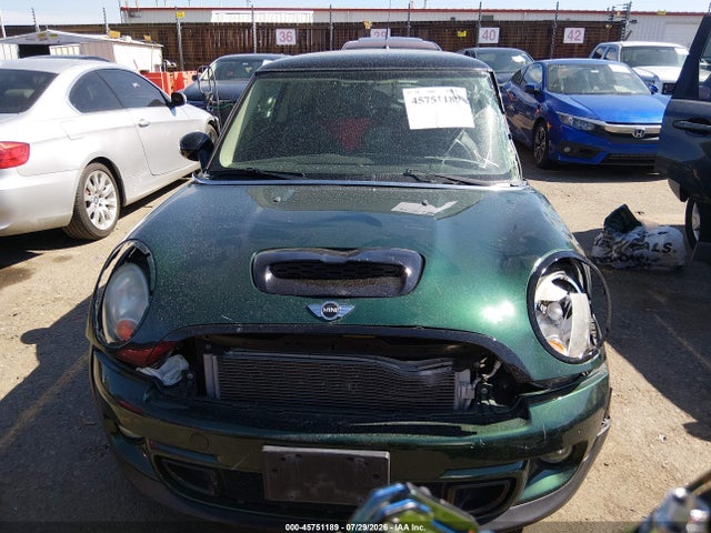 Продажа на аукционе авто 2011 Mini Cooper S, vin: WMWSV3C52BTY13258, номер лота: 45751189