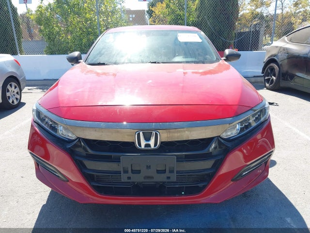 45751220 :رقم المزاد ، 1HGCV1F37JA096762 vin ، 2018 Honda Accord Sport مزاد بيع