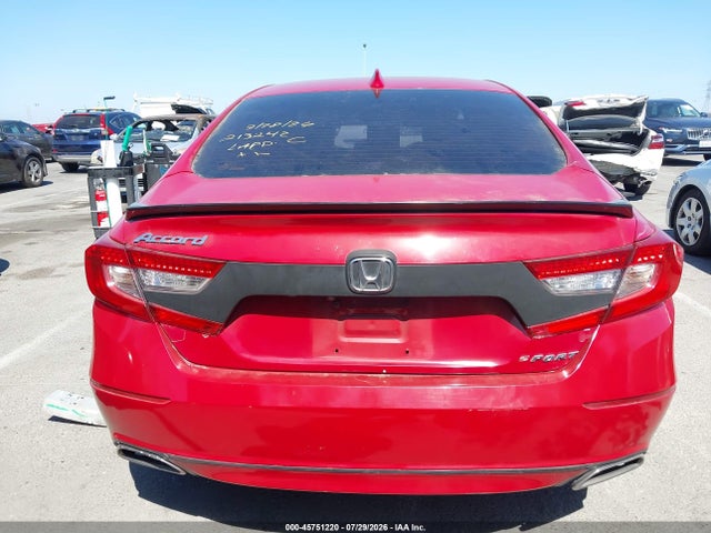 45751220 :رقم المزاد ، 1HGCV1F37JA096762 vin ، 2018 Honda Accord Sport مزاد بيع
