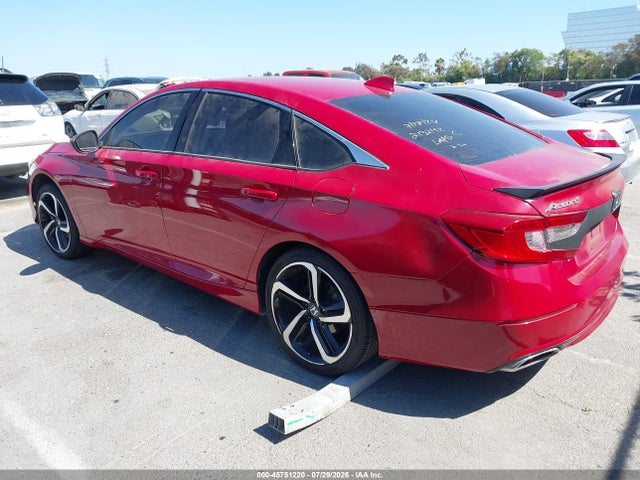 45751220 :رقم المزاد ، 1HGCV1F37JA096762 vin ، 2018 Honda Accord Sport مزاد بيع