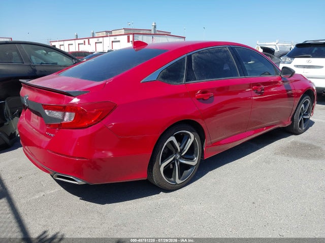 45751220 :رقم المزاد ، 1HGCV1F37JA096762 vin ، 2018 Honda Accord Sport مزاد بيع